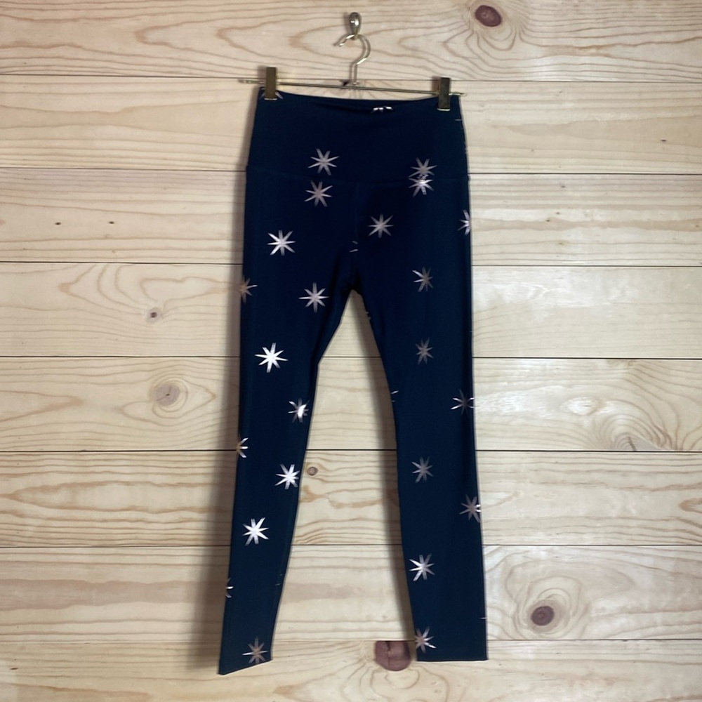 Beyond Yoga Metallic gold Star High-Waisted Leggings size Small